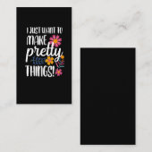 スクラップブック作りホビー感動的·クラフティング·クラフター 名刺 (正面/裏面)