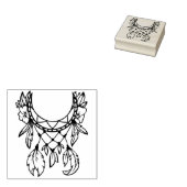 スクラップブック作りボホフェザー ラバースタンプ (押印)