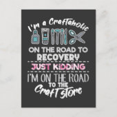 スクラップブック作り中毒の手作りクレフタホリックのスクラボ ポストカード (正面)