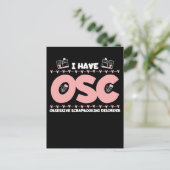 スクラップブック作り中毒性クラフターおもしろいクラフティブック ポストカード (スタンド正面)