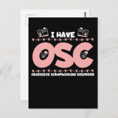 スクラップブック作り中毒性クラフターおもしろいクラフティブック ポストカード (正面/裏面)