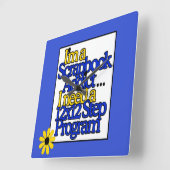 スクラップブック作り中毒 スクエア壁時計 (傾斜)