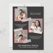 スクラップブック作り休日 |年のレビュー3枚の写真 カード (正面)