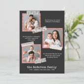 スクラップブック作り休日 |年のレビュー3枚の写真 カード (スタンド正面)