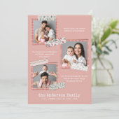 スクラップブック作り休日 |年のレビュー3枚の写真 カード (スタンド正面)