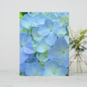 スクラップブック作り紙フローラテーマブルーアジサイ (スタンド正面)