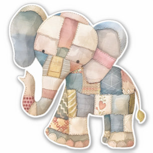 スクラップブック作り象シール シール