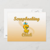 スクラップブック作り ポストカード (正面/裏面)