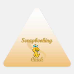 スクラップブック作り 三角形シール