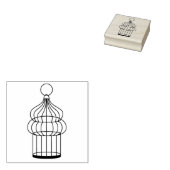 スクラップブック及びクラフティング用のバードケージゴム印 ラバースタンプ (押印)