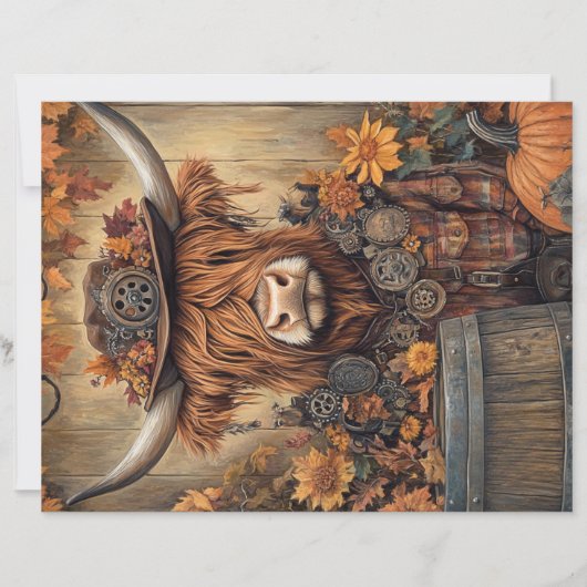 スクラップブック紙お洒落ハイランドハロウィンデコール (正面)