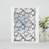 スクラップブック紙：ウィリアム・モリス：ウォーフラワー (スタンド正面)