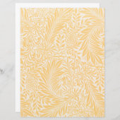 スクラップブック紙：ウィリアム・モリス：ラークスパー (正面/裏面)