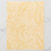 スクラップブック紙：ウィリアム・モリス：ラークスパー