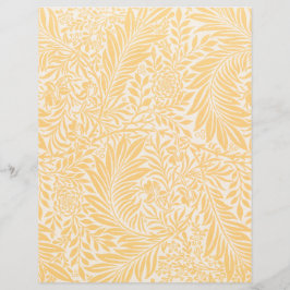 スクラップブック紙：ウィリアム・モリス：ラークスパー