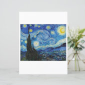 スクラップブック紙：ファンゴッホ：星空の夜 (スタンド正面)