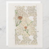 スクラップブック紙: WILLIAM MORRIS : GARDEN TULIP (正面/裏面)