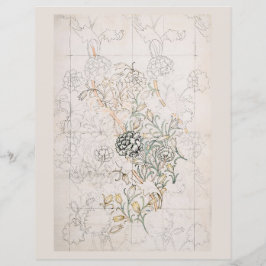 スクラップブック紙: WILLIAM MORRIS : WILD TULIP