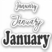 スクラップブック1月 シール (正面)