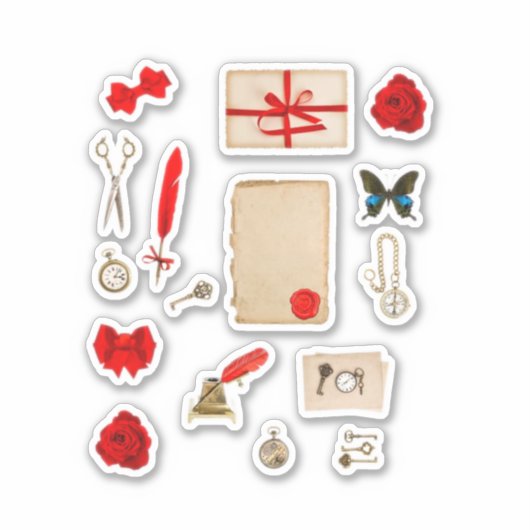 スクラップブック シール (正面)