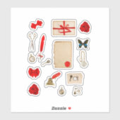 スクラップブック シール (シート)