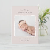 スクラップブック |写真の誕生のお知らせ 案内状 (スタンド正面)