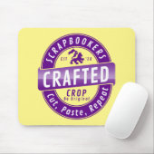 「スクラップブック – 切り取り、貼り付け、繰り返し」 マウスパッド (マウス)