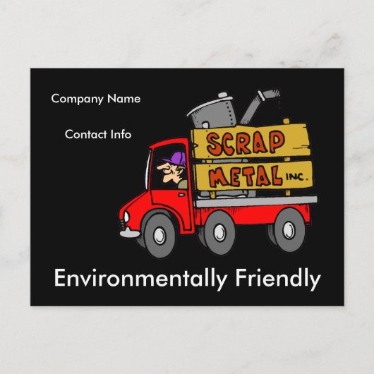スクラップメタルコレクタ ポストカード (正面)