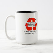 スクラップメタルフォーラムSMFマグカップ ツートーンマグカップ (左)