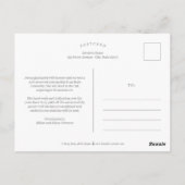 スクラップモダンブック卒業パーティーはがき ポストカード (裏面)