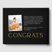 スクラップモダンブック卒業パーティーゲストブック ゲストブック (裏面)