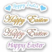 スクラップ予約ハッピーイースター シール (正面)