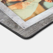 スクラップ素朴ブックの写真コラージュ デスクマット (コーナー)