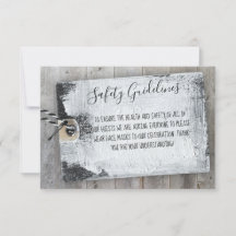 スクラップ素朴ブックの安全メッセージのエンクロージャカード