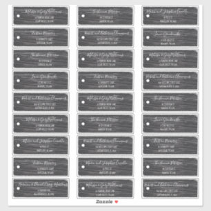 スクラップ素朴ブックブラックラベルゲスト住所 シール