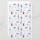 スクラップ航海のブック紙 便箋 (正面/裏面)