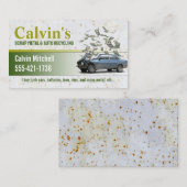 スクラップ金属と自動リサイクル 名刺 (正面/裏面)