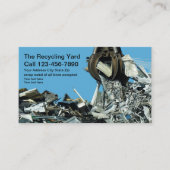 スクラップ金属リサイクルヤード 名刺 (正面)