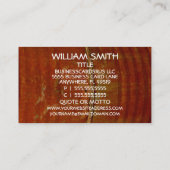 スクラップ金属回収業者の名刺 名刺 (裏面)