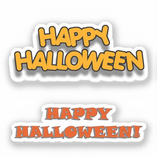 スクラップ ブック ハッピー ハロウィン シール (正面)