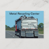 スクラップ・メタル・リサイクル・サービス・ビジネス・カード 名刺 (正面)