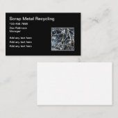 スクラップ・メタル・リサイクル・ビジネス・カード 名刺 (正面/裏面)