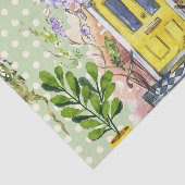 スクラッモダンプブック背景グリーンリーのコラージュ 薄葉紙 (詳細)