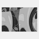 「スクラニー」ラッピング紙フラットシートセット3 ラッピングペーパーシート (正面)