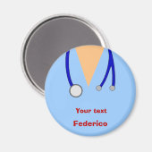 スクラバおもしろいスナースお洒落デザイン マグネット (正面/裏面)