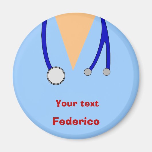 スクラバおもしろいスナースお洒落デザイン マグネット (正面)