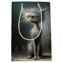 スクラフィ通り猫誕生日 ミディアムペーパーバッグ