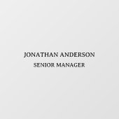 スクラフォーマルーオフィス名プレートドア ウィンドウサイン (シート)