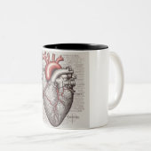 スクラブでの生活：医師のライフマグの解剖学 ツートーンマグカップ (正面右)