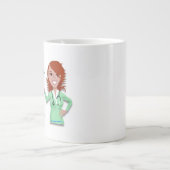 スクラブで働く Mug ジャンボコーヒーマグカップ (正面)